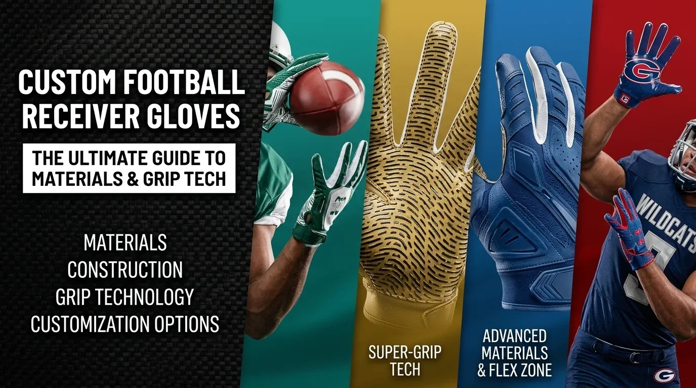 The Ultimate Guide to Custom Football Receiver Gloves: Materials & Grip Tech