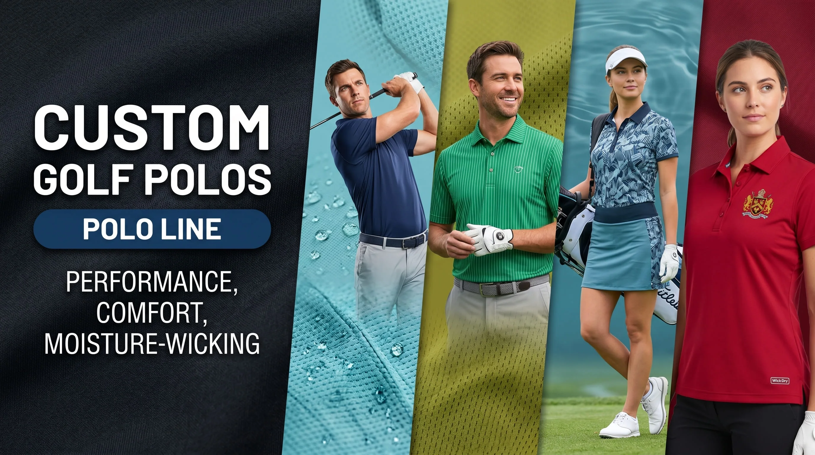 Moisture-Wicking Fabrics: Elevating Your Custom Golf Polo Line