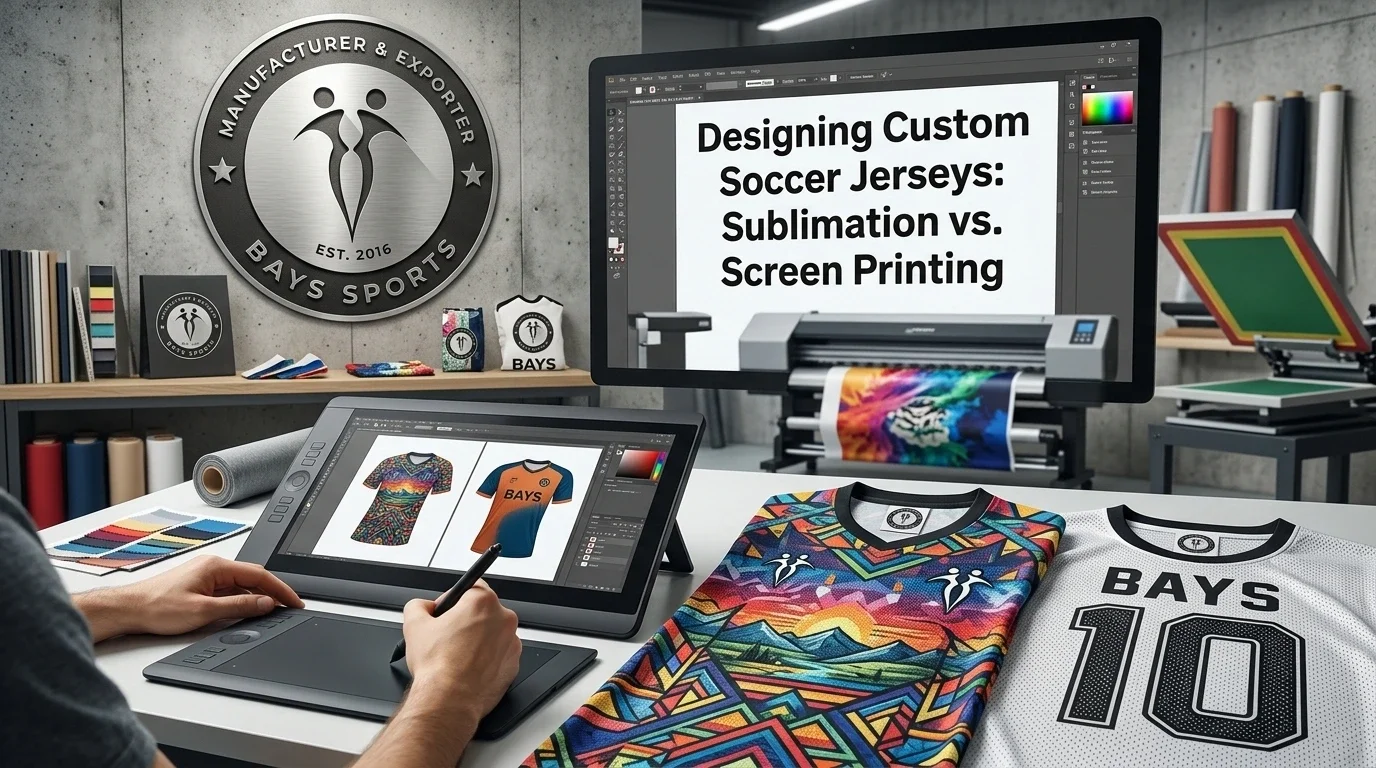 Designing Custom Soccer Jerseys: Sublimation vs. Screen Printing