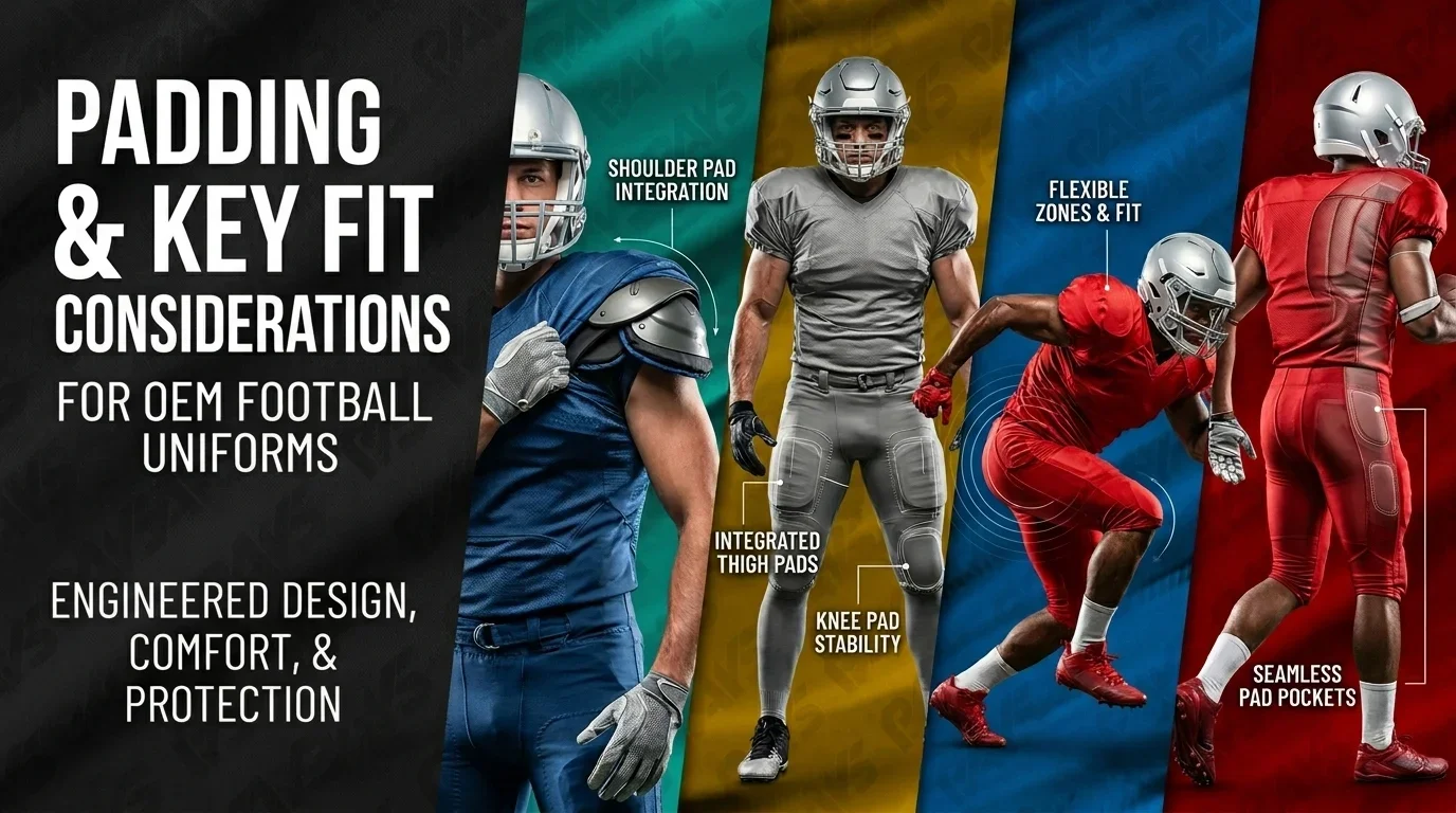 Padding and Fit: Key Considerations for OEM Football Uniforms