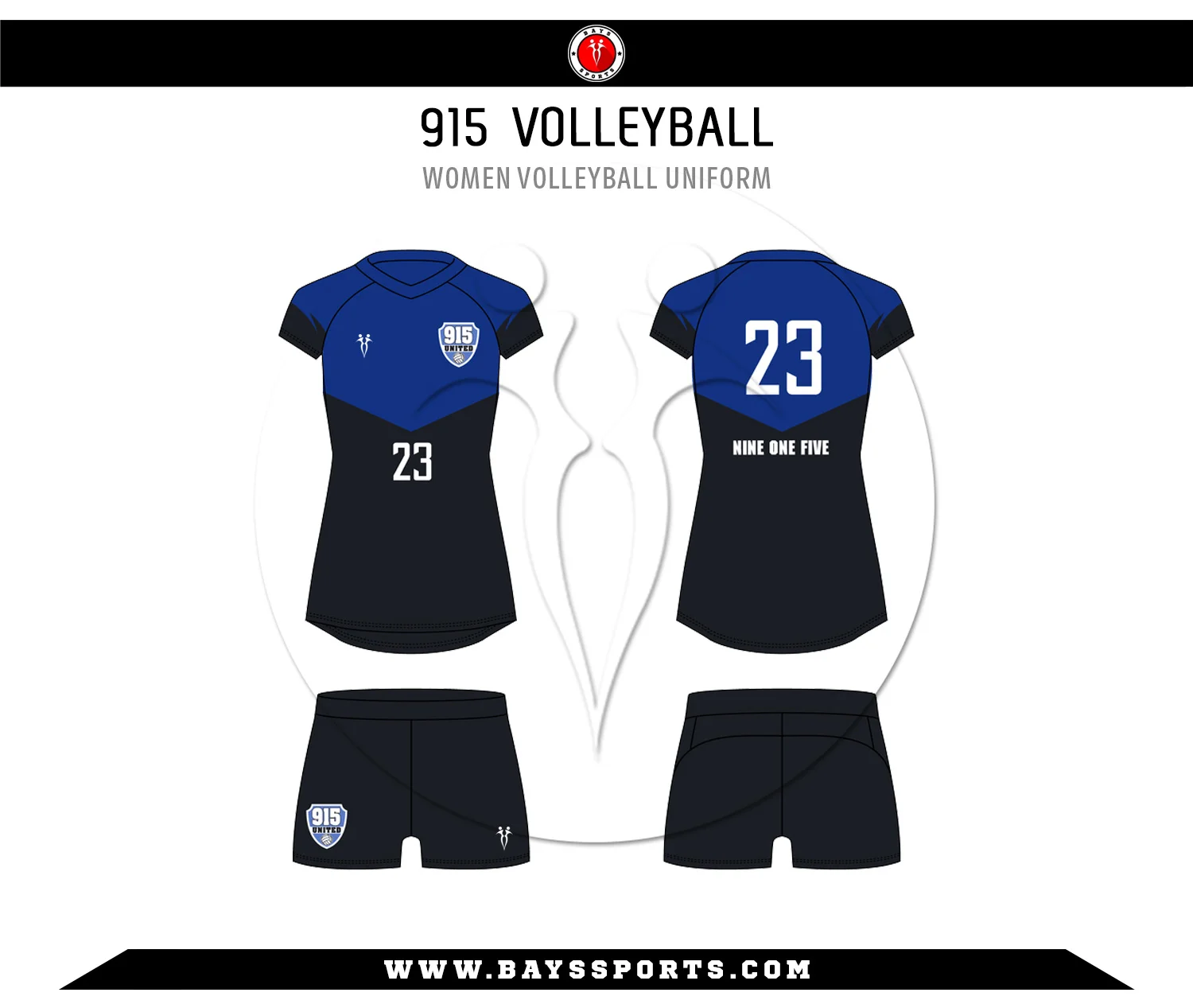 Sublimated Volleyball Uniform