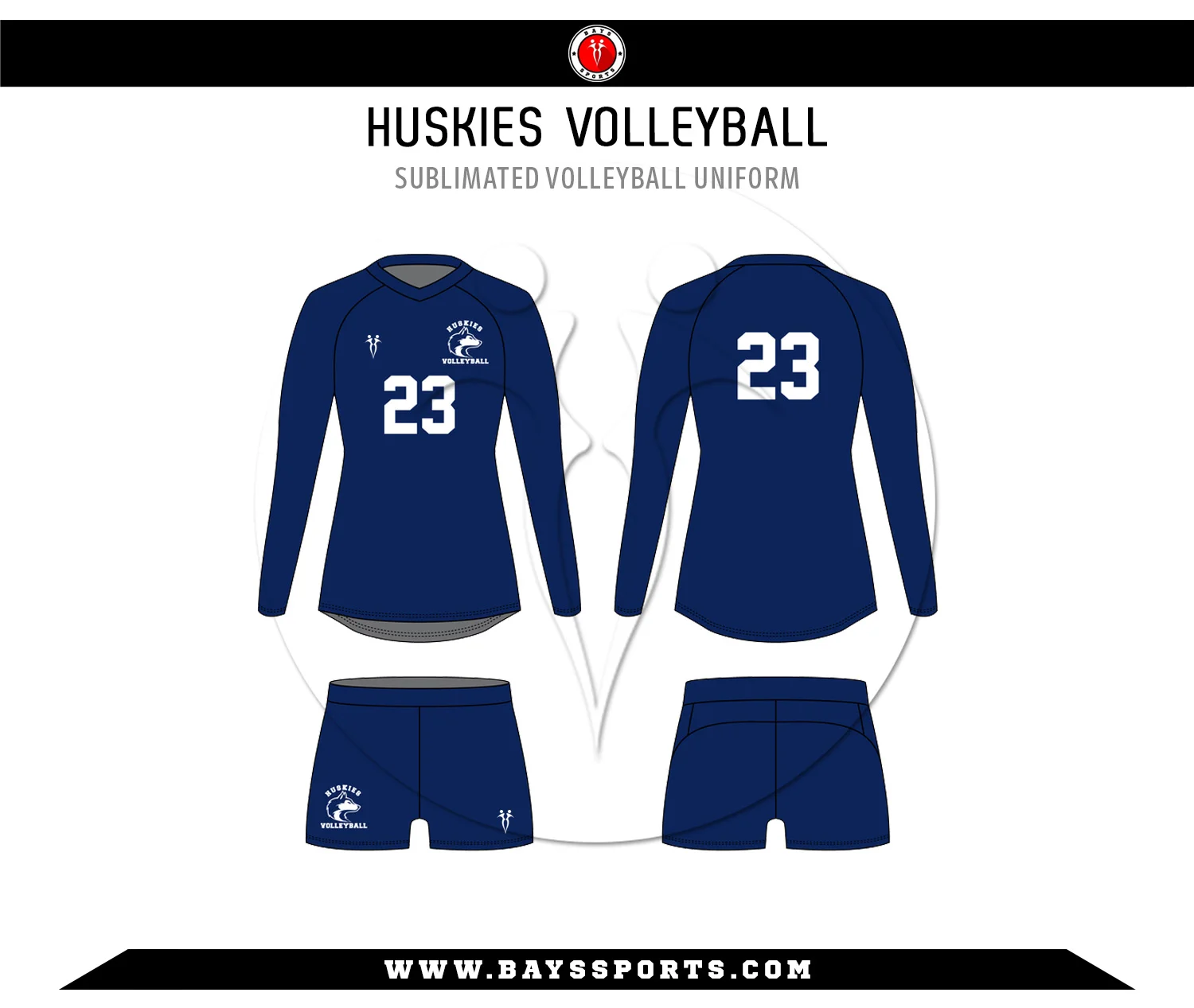 Sublimated Volleyball Uniform