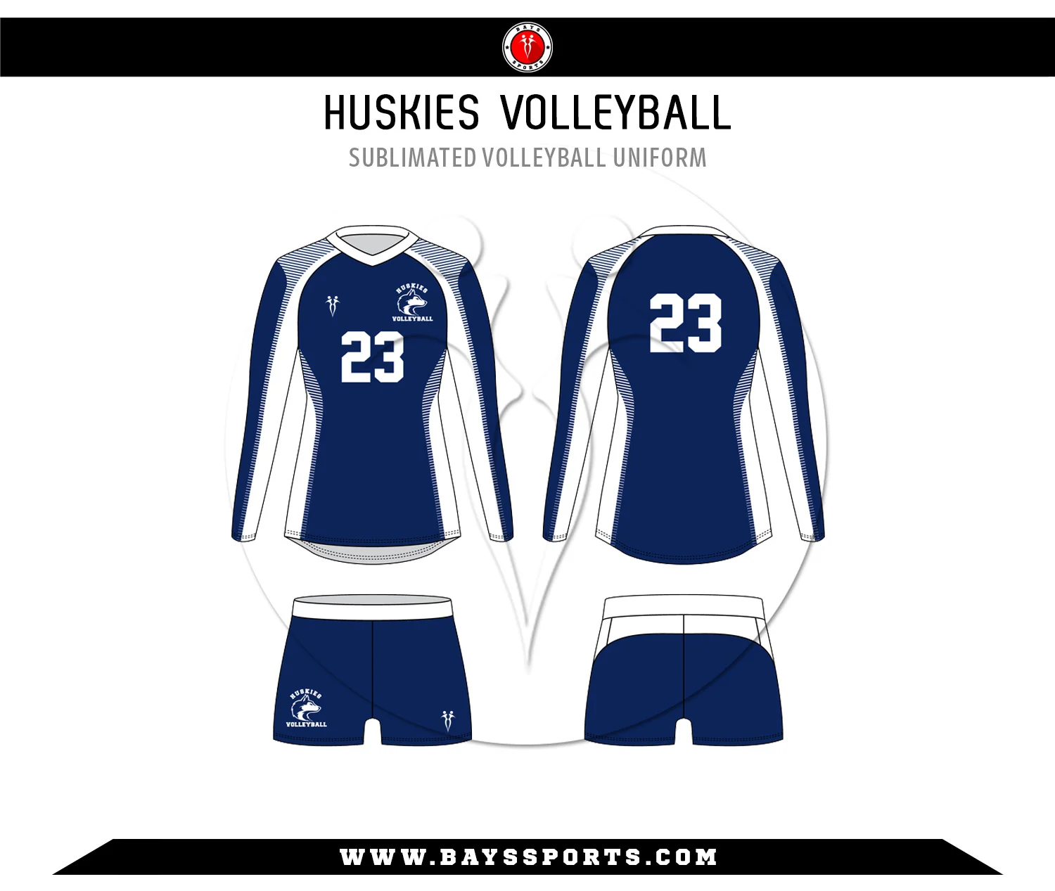 Sublimated Volleyball Uniform
