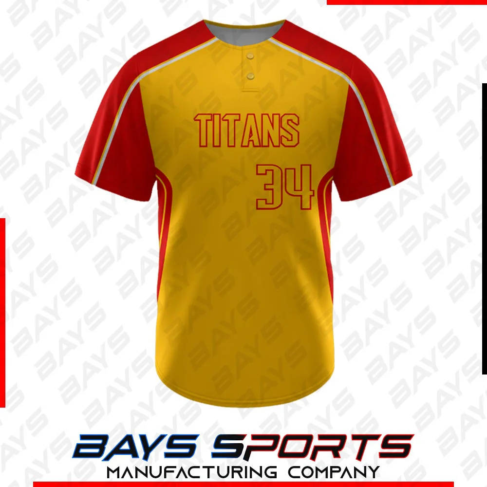 2 Button Baseball Jersey