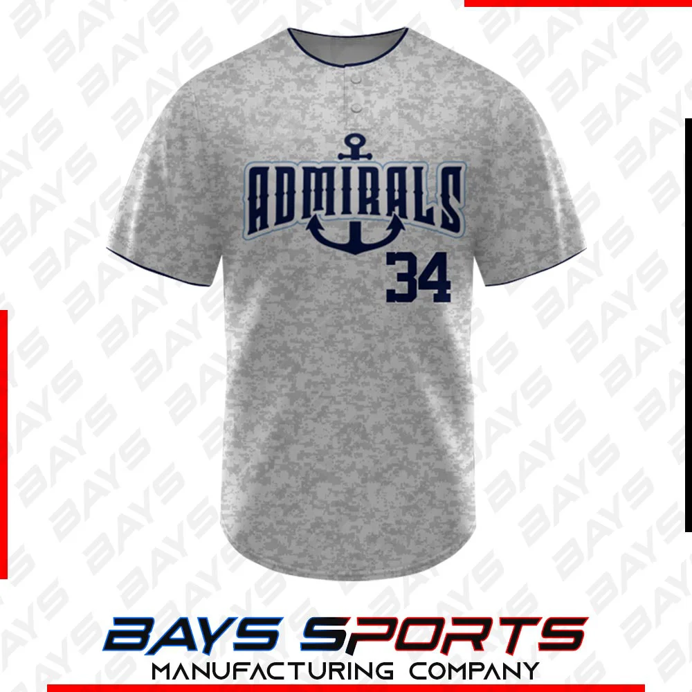 2 Button Baseball Jersey