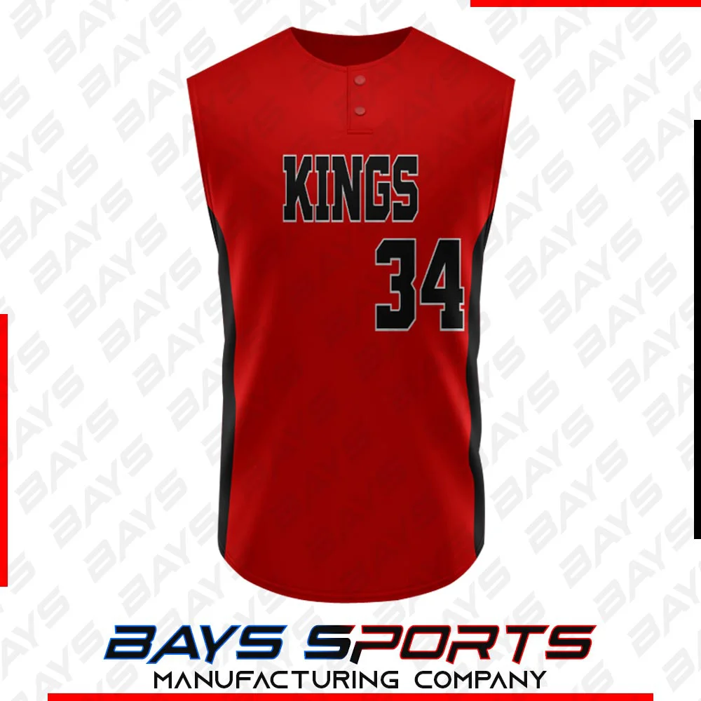 2 Button Baseball Jersey