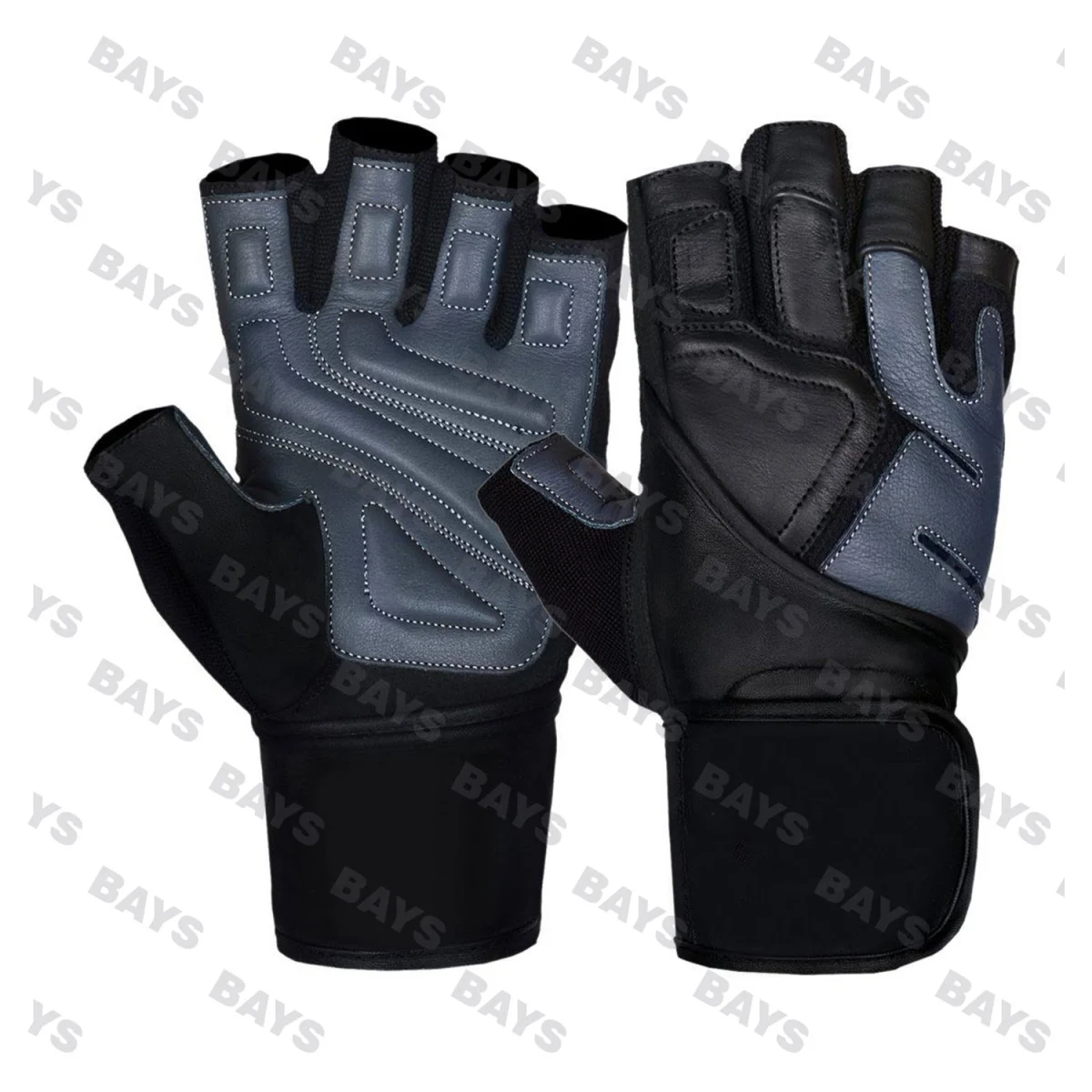 Leather-Crafted Men Fitness Gloves