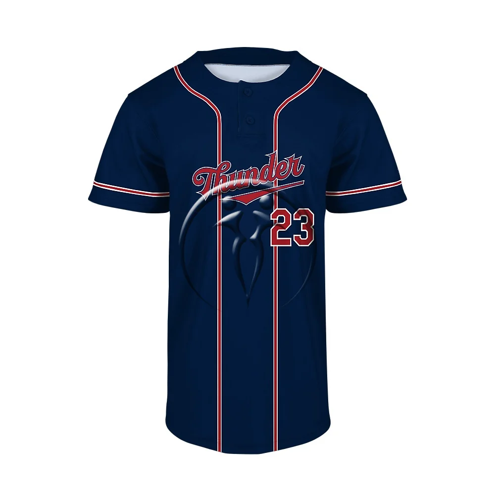 Custom 2 Button Short Sleeve Baseball Jerseys
