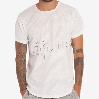 Curved Hem Mesh Tee - Premium Custom Shirts | Bays Sports