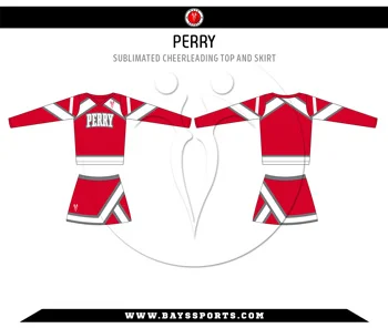 Sublimated Cheerleading Top and Skirt - Premium Custom Cheerleading | Bays Sports