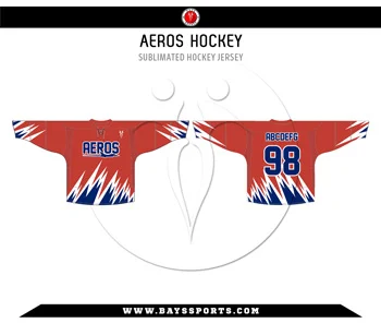 Sublimated Hockey Jersey - Premium Custom Ice Hockey | Bays Sports
