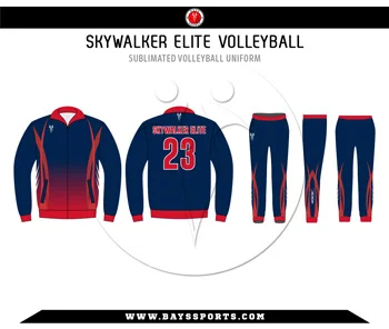 Sublimated Volleyball Uniform - Premium Custom Volleyball | Bays Sports