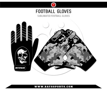 Custom Football Gloves - Premium Custom Football Receiver Gloves | Bays Sports