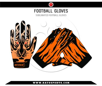 Custom Football Gloves - Premium Custom Football Receiver Gloves | Bays Sports