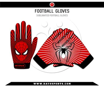 Custom Football Gloves - Premium Custom Football Receiver Gloves | Bays Sports