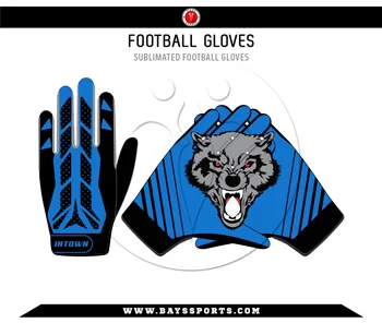 Custom Football Gloves - Premium Custom Football Receiver Gloves | Bays Sports