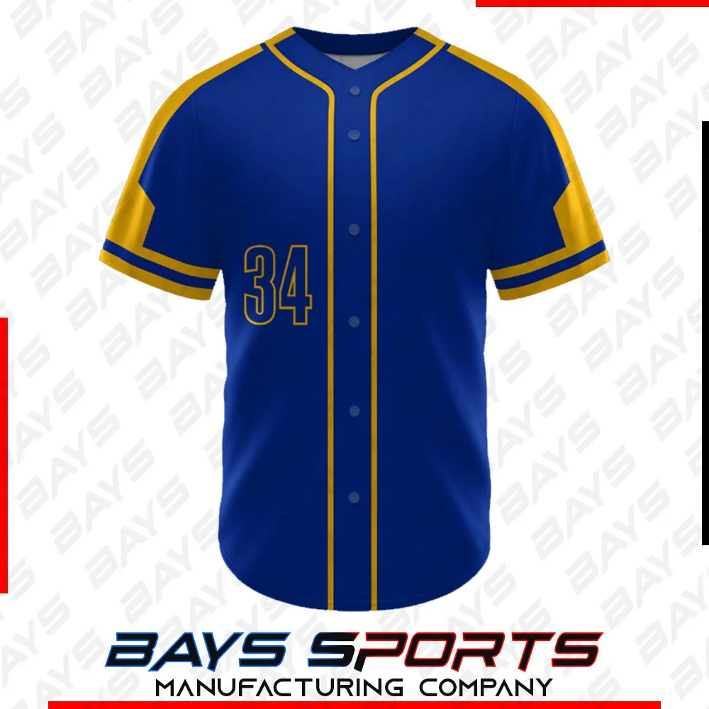 Full Button Jersey - Premium Custom Full Button | Bays Sports
