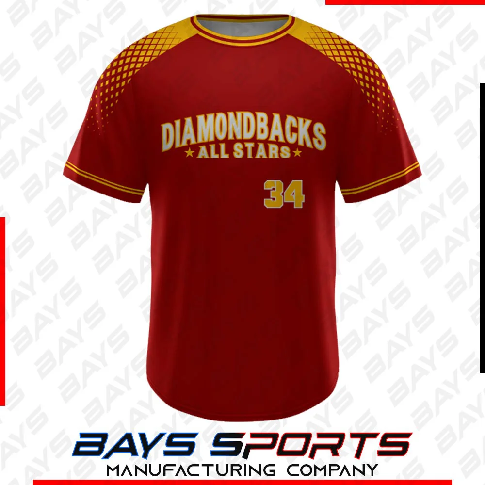 Crew Neck T Shirt - Premium Custom Crew Neck Jersey | Bays Sports