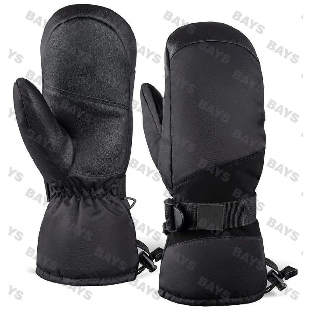 Leather-Crafted Ski Mitten Gloves - Premium Custom Ski Mitten Gloves | Bays Sports
