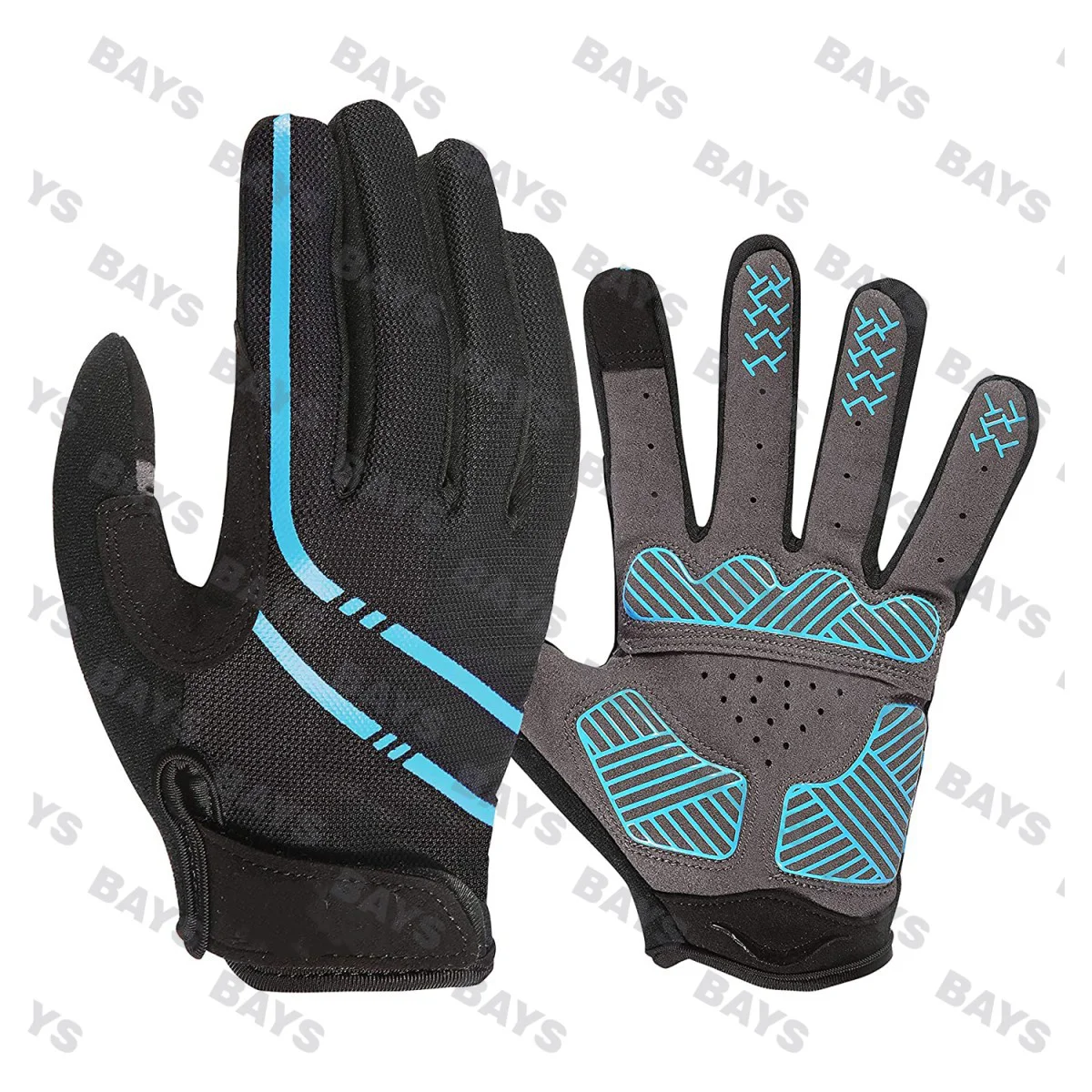 Cycling Gloves Full Finger Premium - Premium Custom Cycling Gloves Full Finger | Bays Sports