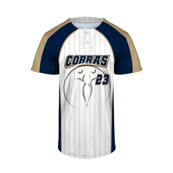 Custom 2 Button Short Sleeve Baseball Jerseys - Premium Custom Baseball | Bays Sports