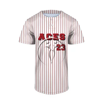 Custom 2 Button Short Sleeve Baseball Jerseys - Premium Custom Baseball | Bays Sports