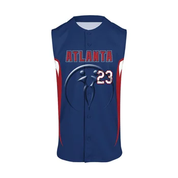 Full Button Sleeveless Baseball Jerseys - Premium Custom Baseball | Bays Sports