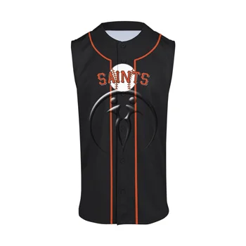 Full Button Sleeveless Baseball Jerseys - Premium Custom Baseball | Bays Sports