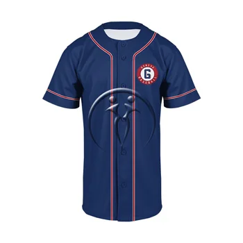 Custom Full Button Short Sleeve Baseball Jerseys - Premium Custom Baseball | Bays Sports