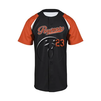 Custom Full Button Short Sleeve Baseball Jerseys - Premium Custom Baseball | Bays Sports