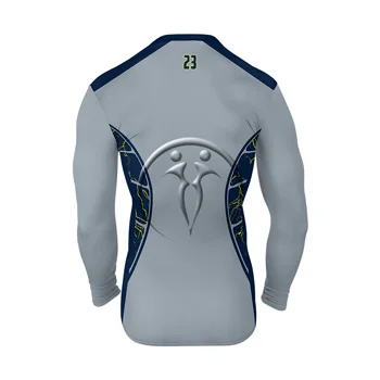 Custom Ultra Performance Long Sleeve Compression (View 2) - Custom Compression