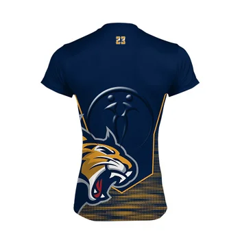 Custom Ultra Performance Short Sleeve Compression (View 2) - Custom Compression