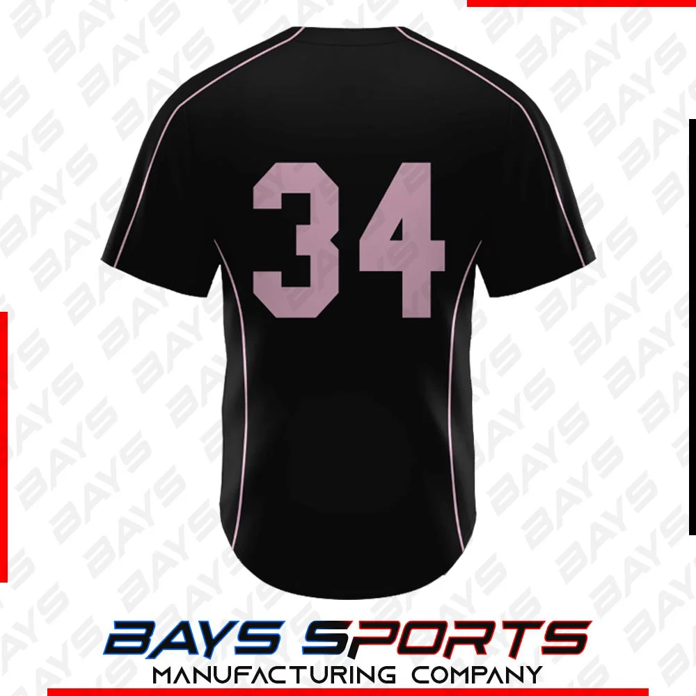 Full Button Jersey (View 2) - Custom Full Button