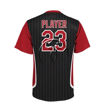 Crew Neck Short Sleeve Baseball Jerseys (View 2) - Custom Baseball