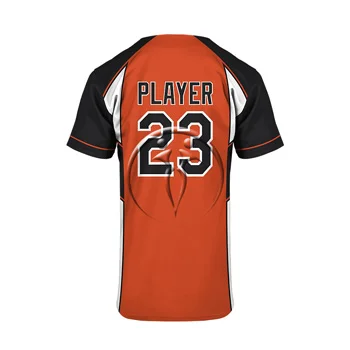 Custom 2 Button Short Sleeve Baseball Jerseys (View 2) - Custom Baseball