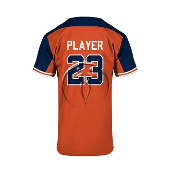Custom 2 Button Short Sleeve Baseball Jerseys (View 2) - Custom Baseball