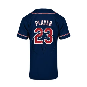 Custom 2 Button Short Sleeve Baseball Jerseys (View 2) - Custom Baseball