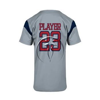 Custom 2 Button Short Sleeve Baseball Jerseys (View 2) - Custom Baseball