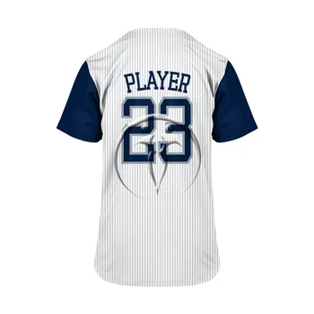 Custom Full Button Short Sleeve Baseball Jerseys (View 2) - Custom Baseball